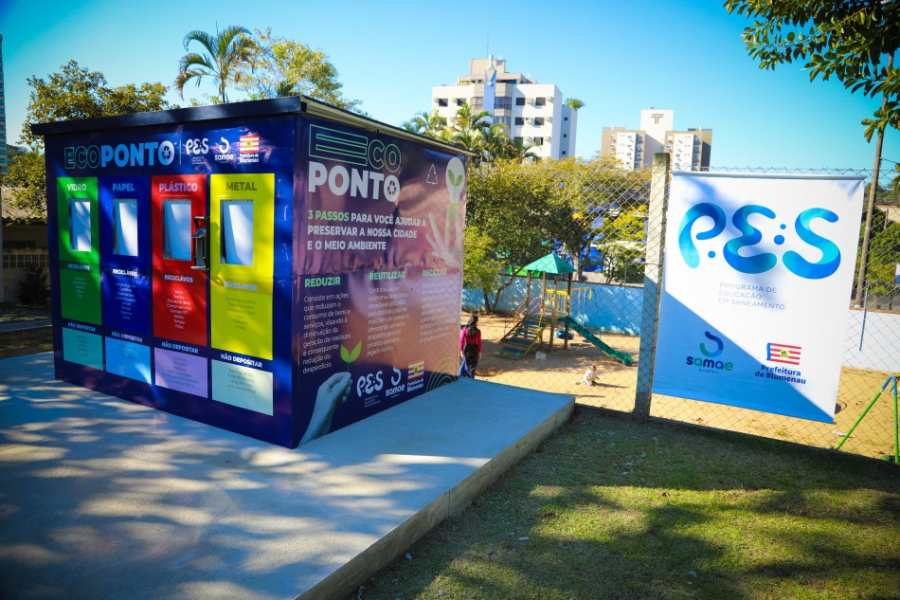 Samae entrega ecopontos para escolas e amplia trabalho de conscientização sobre a gestão de resíduos